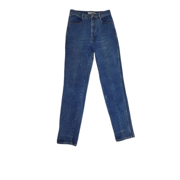 VINTAGE 80s jeans Jordache Studio high waist stretch blue S/4‎ - Picture 1 of 11